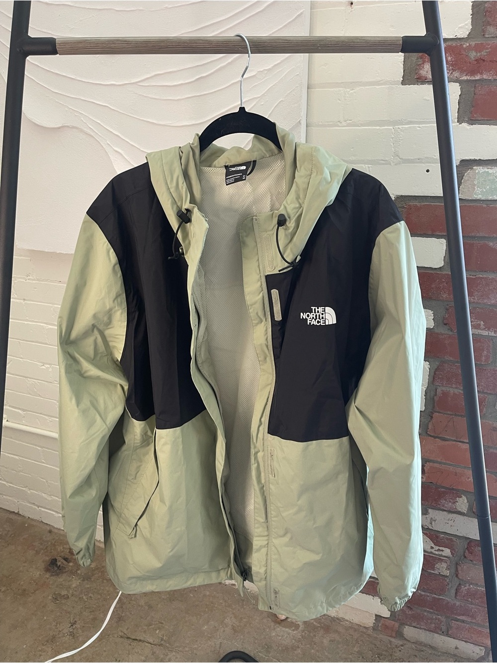 The North Face Two-Tone Green & Black Hooded Jacket